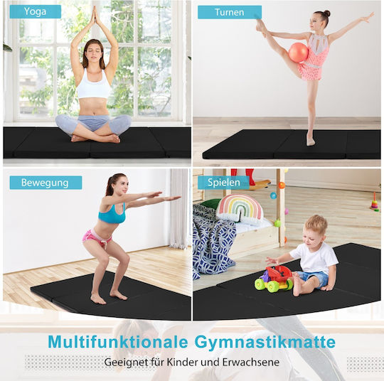 Costway Exercise Mat Black (240x120x5cm)