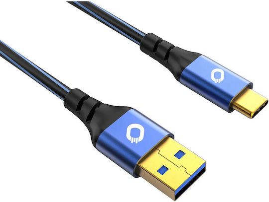 Oehlbach Plus C3 USB 3.2 Kabel USB-C männlich - USB-A Blau 2m (D1C9355)