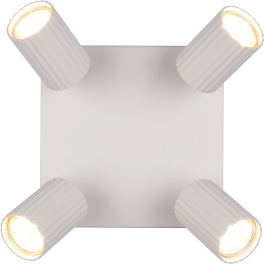 Trio Lighting Soka Spot with 4 Lights in Gray Color