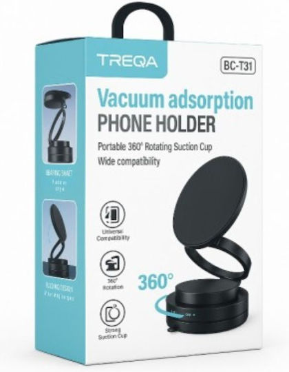 Treqa Handyhalterung Auto 4-7 Zoll mit Magnet Schwarze
