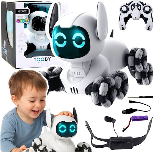 Lean Toys Remote Controlled Ferngesteuertes Roboter Weiß