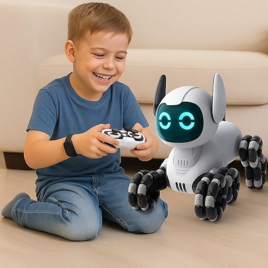 Lean Toys Remote Controlled Ferngesteuertes Roboter Weiß