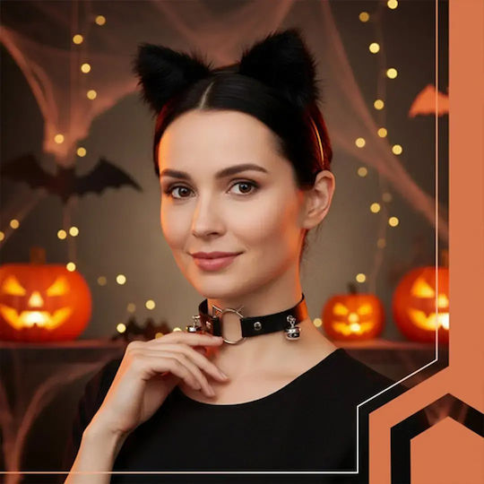 Karneval Schwanz Schwarz für Halloween 1Stück