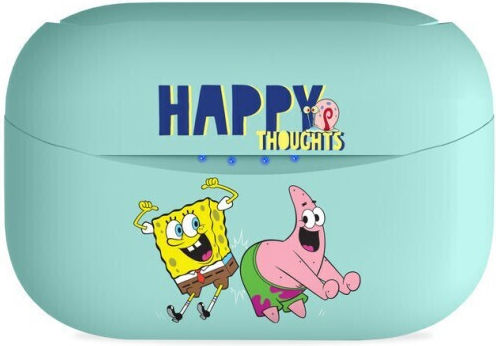 OTL Spongebob Squarepants In-ear Bluetooth Handsfree Earphones with Charging Case Multicolour
