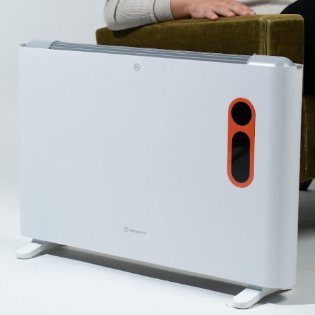 Morris Konvektorheizung Boden 2000W mit elektronischem Thermostat 76x50.1cm Weiß