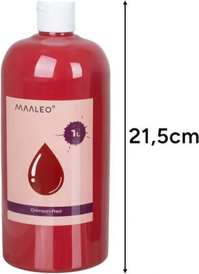 Ακρυλικά Χρώματα Ζωγραφικής Maaleo Poster Paints – Σετ 12x1000ml