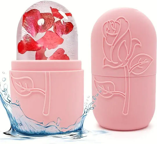 Ρολό Μασάζ Προσώπου Πάγο Anti-aging Face Ice Roller Cube Rose