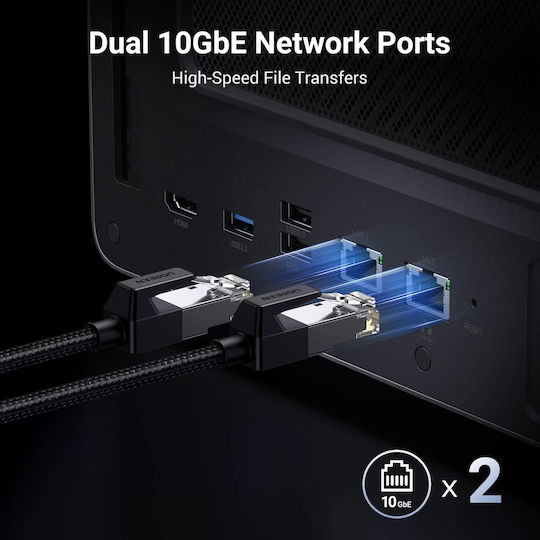 Ugreen DXP6800 Pro NAS Tower με 6 θέσεις για M.2 και 2 θύρες Ethernet