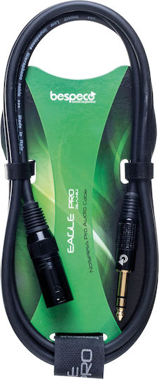 Bespeco Cable 6.3mm male - 6.3mm male 1.5m Gold (EASX150R)
