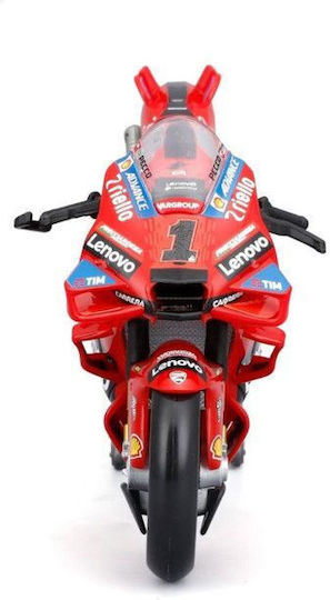 Миниатюрна Мотор Ducati Corse Francesco Bagnaia No.1 Мащаб 1:18 Червен