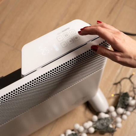 Morris Convector Heater Floor 2000W with Electronic Thermostat and WiFi 80x42cm White