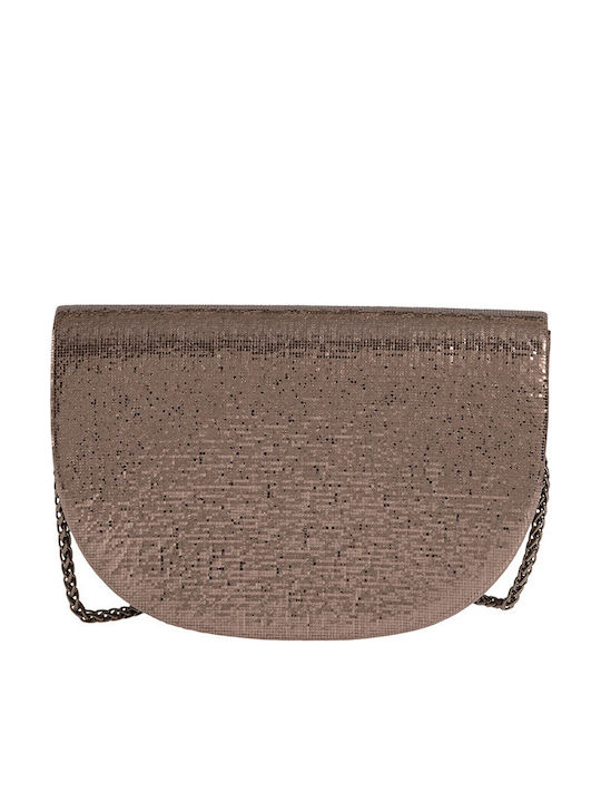 Damentasche Schultertasche Bronze