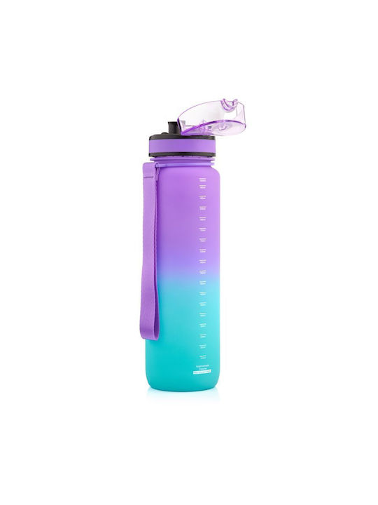 Meteor Αθλητικό Παγούρι 1000ml Μωβ