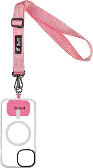 Obal:me Necktag Ribbon Rope Mobile Phone Pink