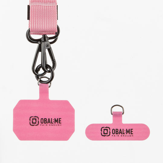 Obal:me Necktag Ribbon Rope Mobile Phone Pink