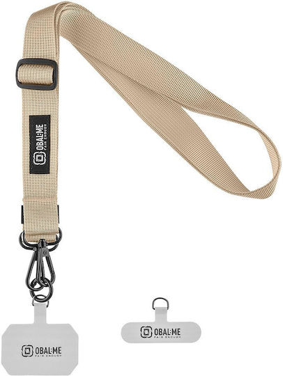 Obal:me Necktag Ribbon Rope Mobile Phone Ivory