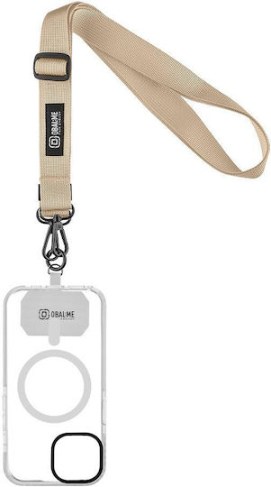 Obal:me Necktag Ribbon Rope Mobile Phone Ivory