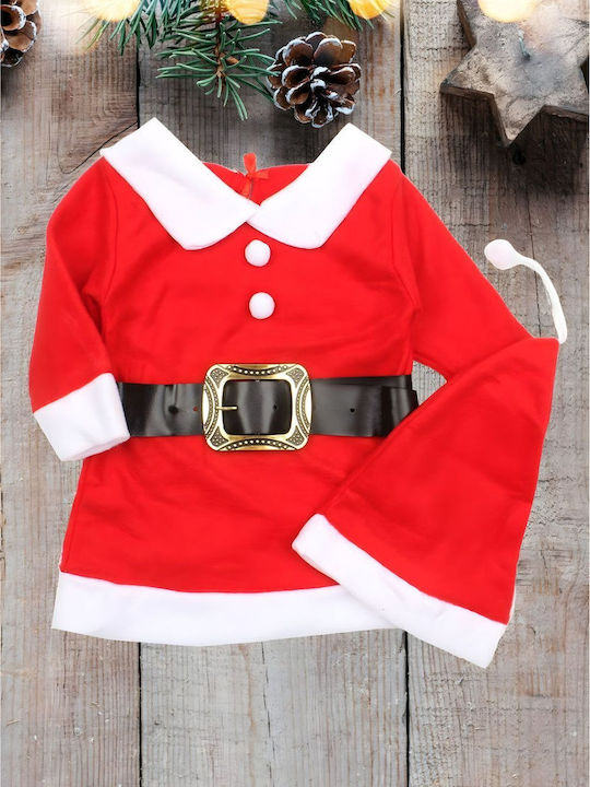 Kids Christmas Costume Santa Claus Santa Claus Kids Red