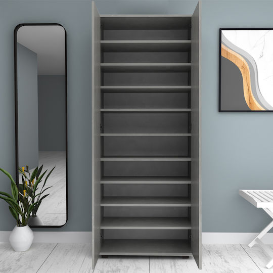 Eric Wooden Shoe Cabinet 76x36x187cm