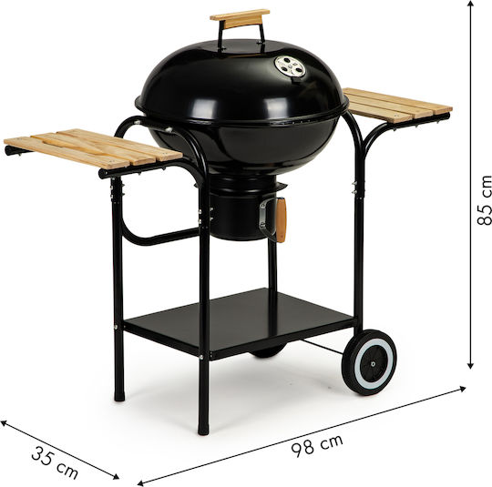 Grătar cu Cărbuni cu Capac 40cmx40cm