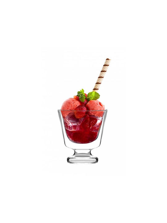 Vialli Design Set Gläser Kaffee/Freddo aus Glas 250ml 2Stück