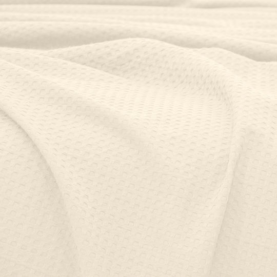 Lino Home Cocoon Pique Blanket Double 240x260cm Ecru