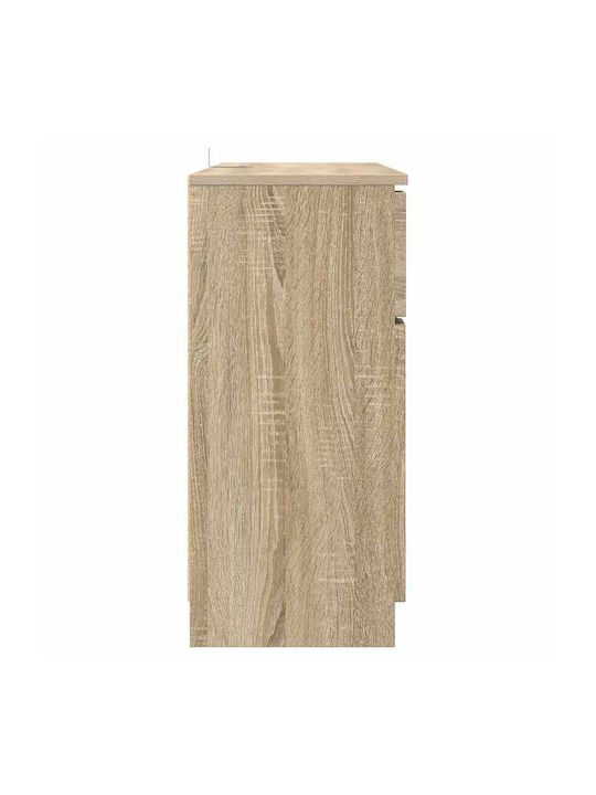 Sideboard Wooden with Drawers Δρύς Sonoma 100x30x65.6cm