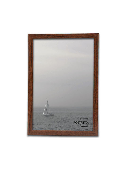 Shire Wooden Photo Frame with Brown Frame