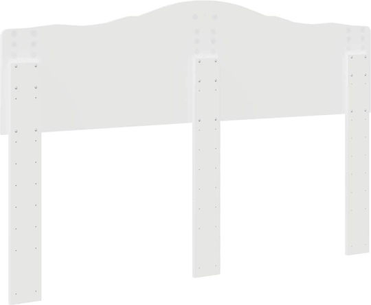 vidaXL Wooden Bed Headboard White 150x100cm