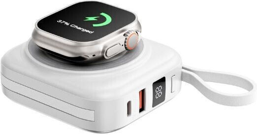 Wiwu Wi-P055 MagSafe Power Bank 10000mAh 22.5W με Θύρα USB-A Λευκό