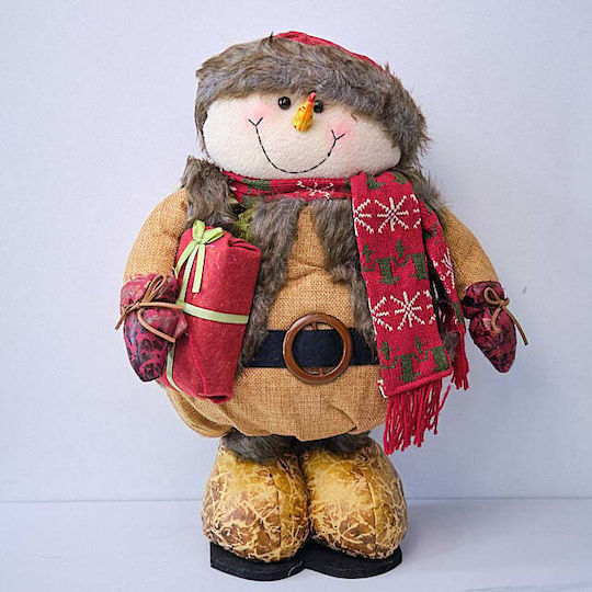 Decorațiune Tematică Om De Zăpadă Festiv Cadou 45cm