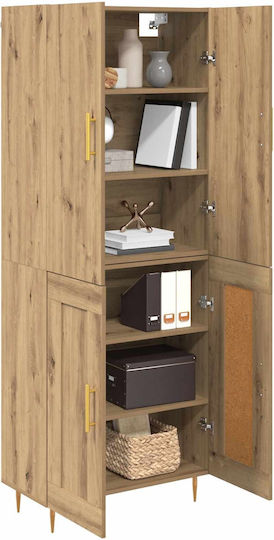 Bibliotecă Artisan Oak 69.5x34x180 cm