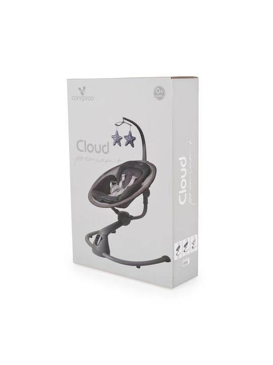 Cangaroo Electric Baby Relax Swing with Music Light Grey for Child up to 9kg
