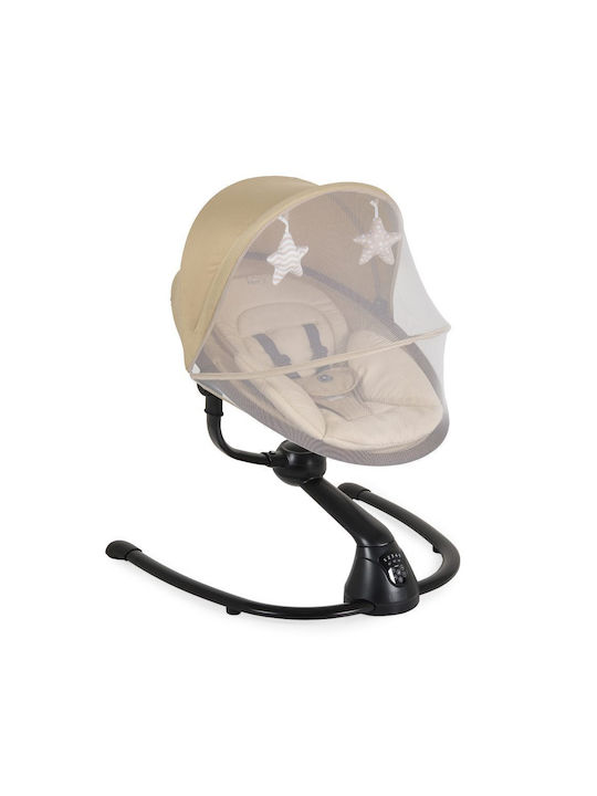 Cangaroo Ηλεκτρικό Relax Μωρού Κούνια με Μουσική Light Beige για Παιδί έως 9kg