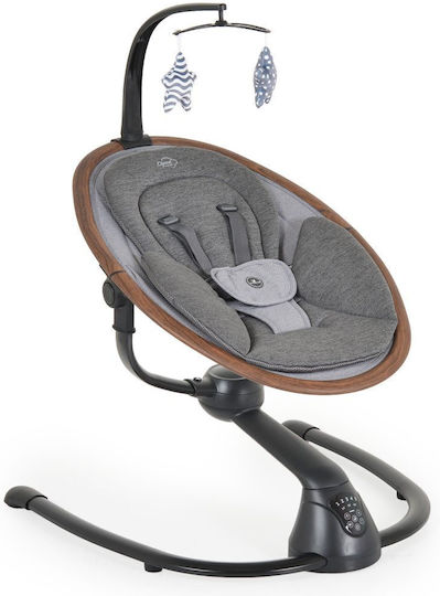 Cangaroo Ηλεκτρικό Relax Μωρού Κούνια με Μουσική Dark Grey για Παιδί έως 9kg