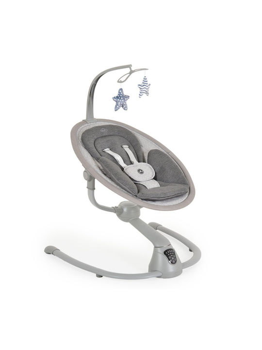 Cangaroo Electric Baby Relax Swing with Music Light Grey for Child up to 9kg