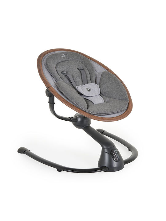 Cangaroo Ηλεκτρικό Relax Μωρού Κούνια με Μουσική Dark Grey για Παιδί έως 9kg