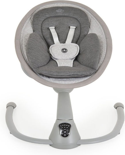 Cangaroo Ηλεκτρικό Relax Μωρού Κούνια με Μουσική Light Grey για Παιδί έως 9kg