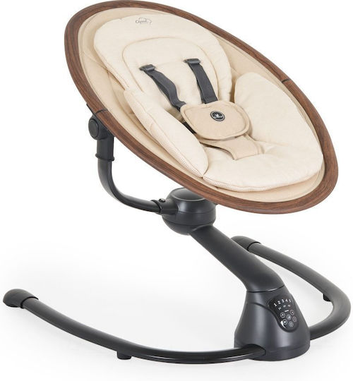 Cangaroo Electric Baby Relax Swing with Music Light Beige for Child up to 9kg