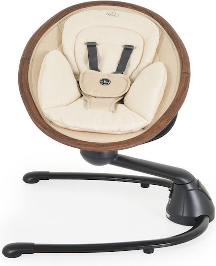 Cangaroo Electric Baby Relax Swing with Music Light Beige for Child up to 9kg