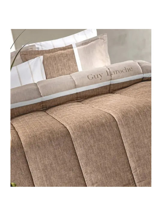 Guy Laroche Duvet Cover Cotton Queen 225x245 Beverly Almond Suede