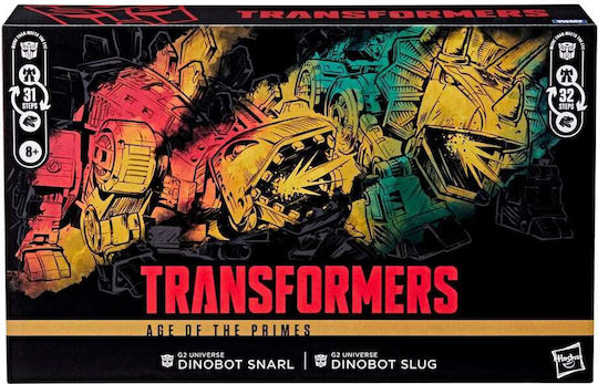 Hasbro Transformers Transformers Age Of The Primes Leader Class G2 Universe Dinobots Snarl & Slug 2-Pack Action Figure 19cm