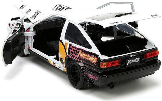 Aggretsuko Diecast Model 1/24 1986 Toyota Trueno Ae86