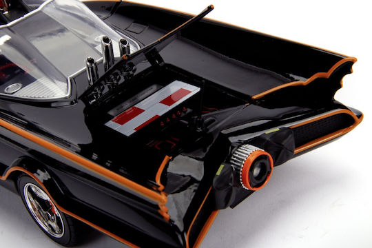Jada Toys DC Comics Batmobile Classic TV Series Batmobile Replica Vehicle in Scale 1:18 3 Pieces