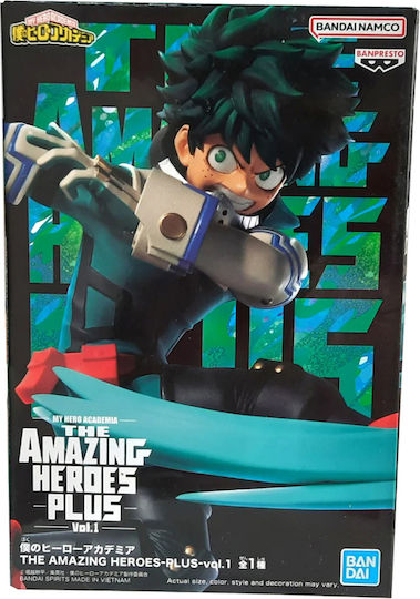 Banpresto My Hero Academia Izuku Midoriya Die Erstaunlichen Helden Plus Figur 10cm