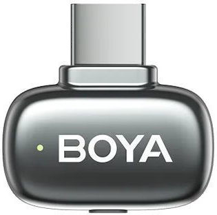 Boya Mini 2 Type-C Комплект Безжично Δυναμικό Микрофон Πέτου, Clip On Журналистически в Gray Цвят Космическо сиво