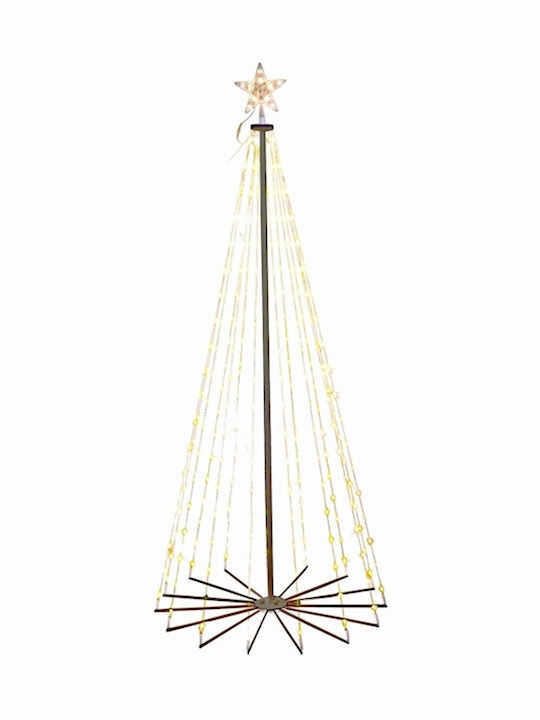 Christmas Tree 210cm with LED Lighting White