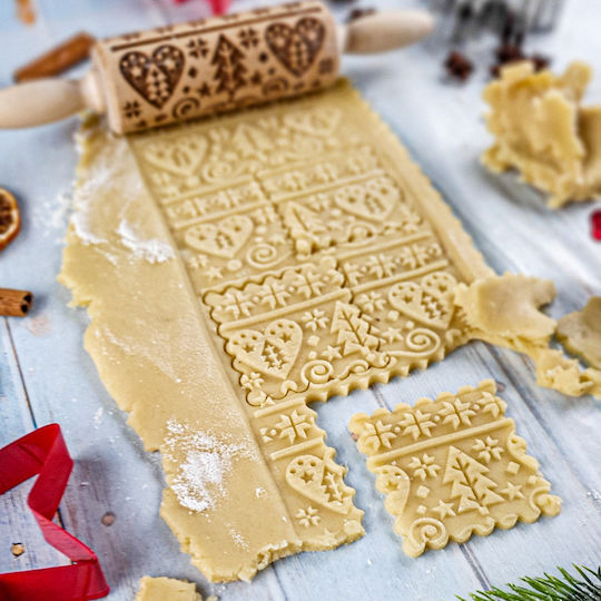 FunnyBaker Role De Crăciun Din Lemn