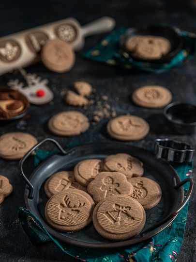 FunnyBaker Role De Crăciun Din Lemn