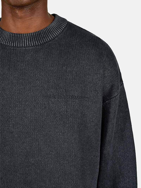 Long Sleeve Sweater Dyed Black